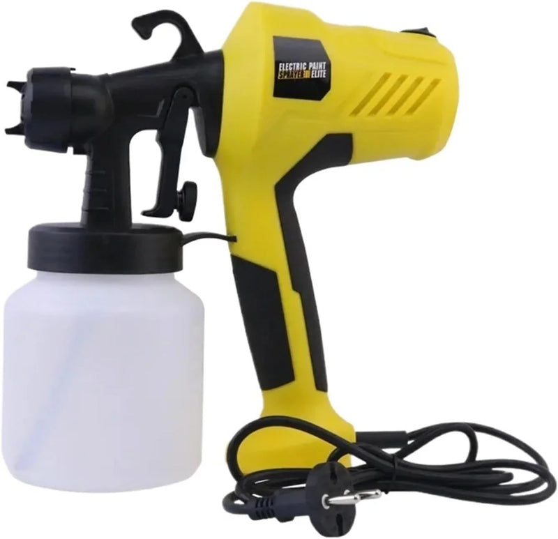 Electric Spray Gun Household Paint Coatings Latex Paint Spray Painting Machine Small Spraying Machine Spray Kettle and Spray Gun(Caliber 2.5mm Yellow) X5