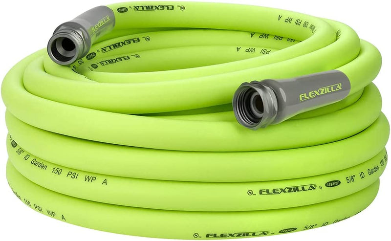 Flexzilla Garden Hose 5/8 in. x 50 ft, Heavy Duty, Lightweight, Drinking Water Safe F6
