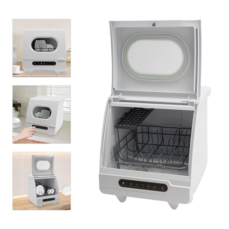 1200W mini Portable Countertop Dishwasher 360 Rotating Deep Cleaning Dishwasher Z5