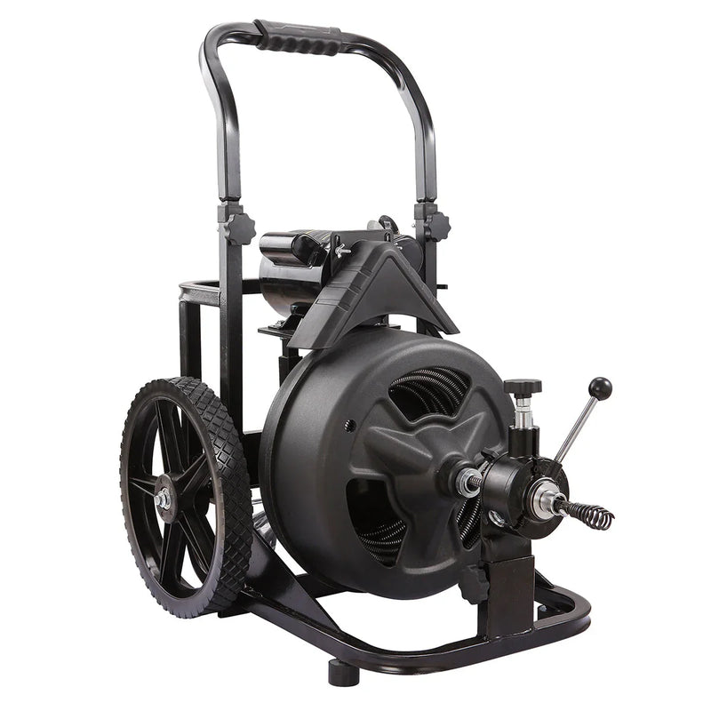 Drain Snake Commercial w/Attachments 100' Electric Sewer C5