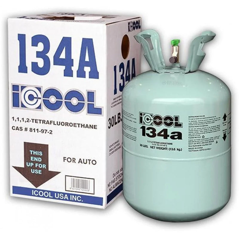 R134A Refrigerant, Full of R-134A, Net 30LB Tank, Suitable for automotive air conditioners, refrigerators-Make in USA T0