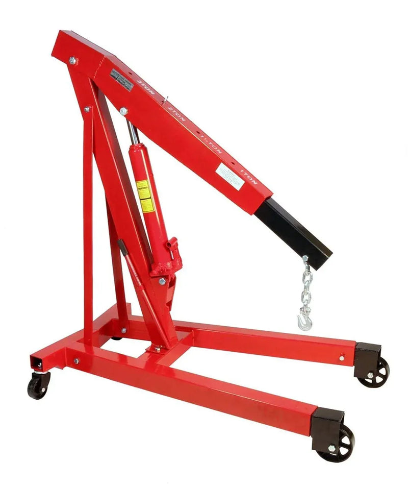 Dragway Tools 3 Ton 6000 LB Heavy Duty Engine Hoist Cherry Picker Shop Crane W3