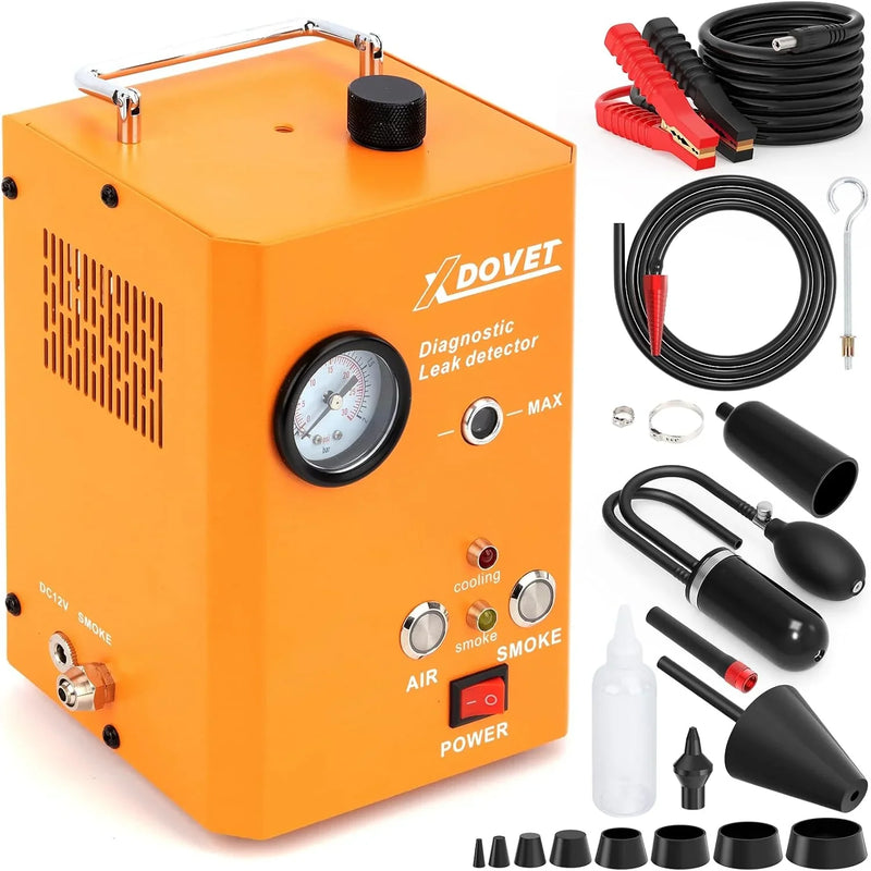 Professional Evap Smoke Machine Leak Detector, XDOVET KSD-204 Automotive Smoke Machine, Smoke Tester for Cars,Vehicles Motorcycles, Trucks L3