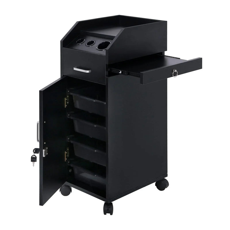 Winado Hair Salon Storage Cart with Wheels Y5