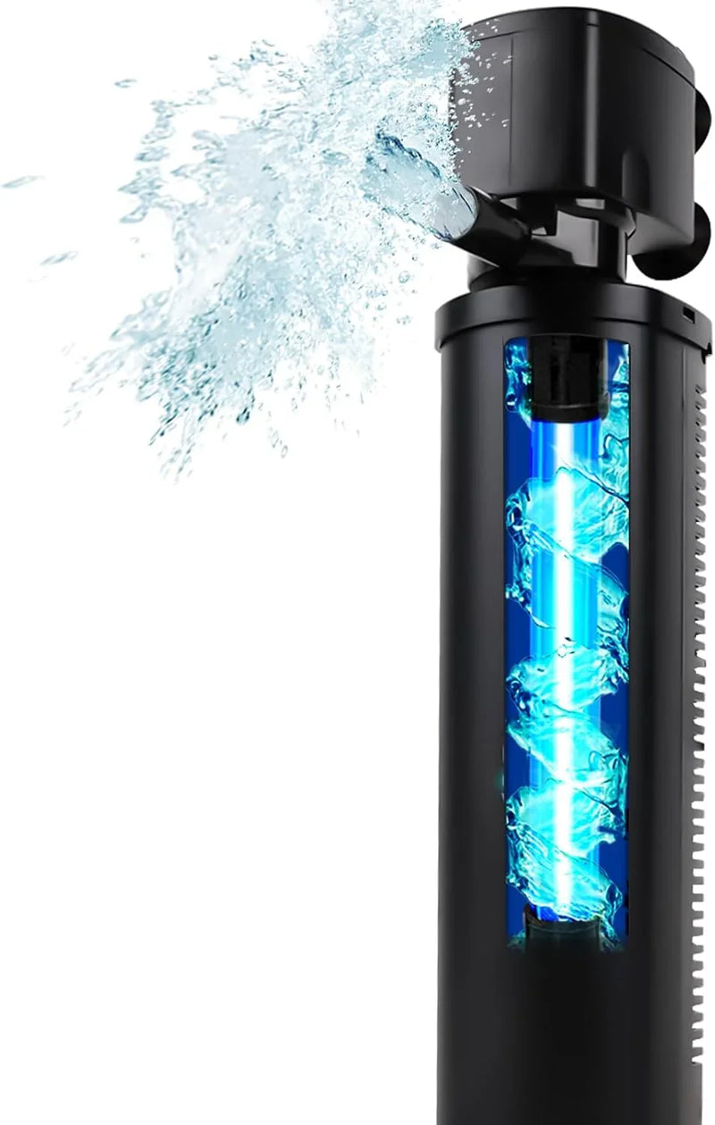 600GPH Cold Plunge Filter Small Pool Filter for Up to 1000 Gal Ice Bath Hot Tub Cloudy Water Cleaner with Green Clean Machine fof Cold Pod M8