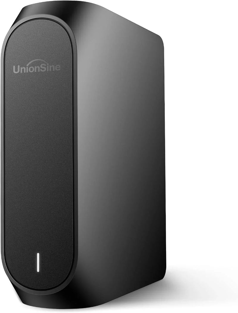 3.5-inch external hard drive, supporting USB 3.2 Gen2 Type-C interface, suitable for PCs, Macs, desktops, laptops, and televisions (black) K0