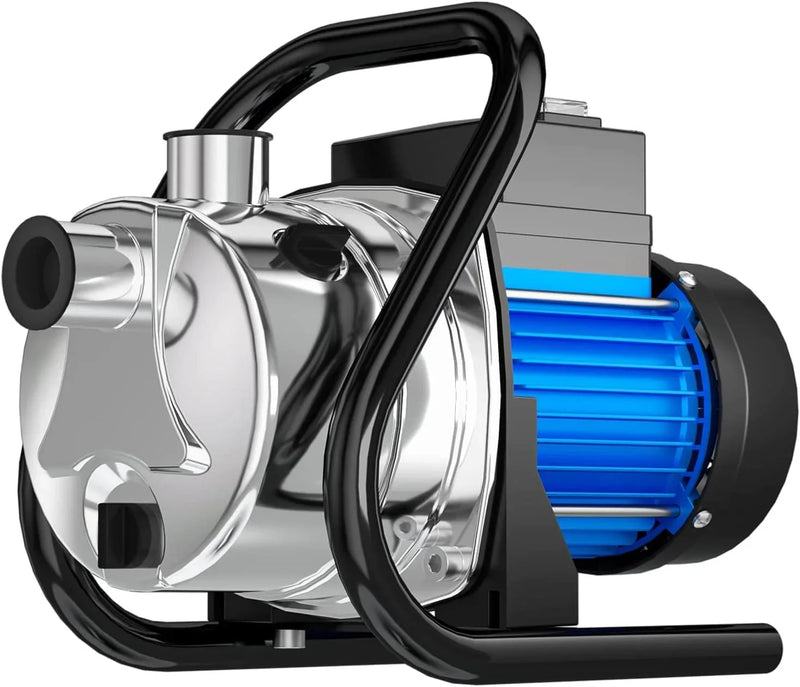 1.6 HP Portable Water Transfer Pump 1500 GPH Electric Shallow Well Pump Garden Booster Pumps for Draining Irrigation Lawn Farm Water Removal O9