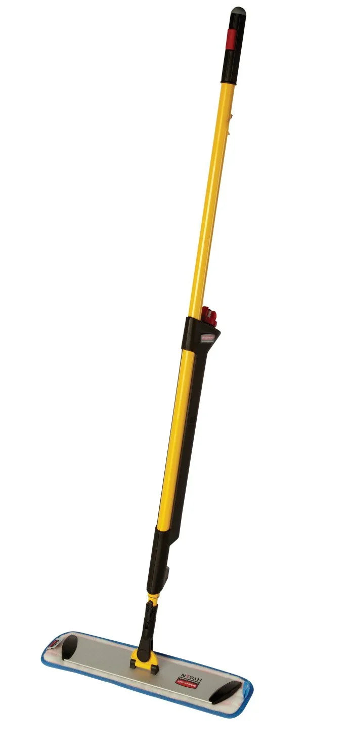 Pulse microfiber floor cleaning system, operated using a single-sided mop frame J9