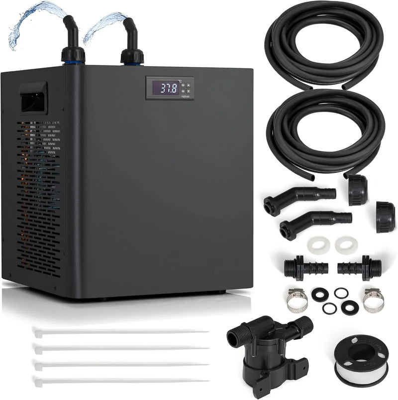 Polar Revive Chiller for Ice Bath and Cold Plunges Including All Hoses and Pumps. 1/3 HP, 2/3 HP, 1 HP Models P7