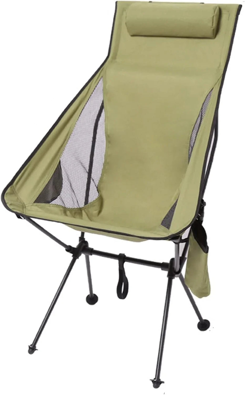 Foldable Chair Ultralight Folding Moon Chairs Outdoor Removable Washable Fishing Picnic BBQ Chairs with Carry Bag Outdoor Stool L5