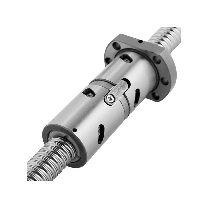 750 mm C5 ball screw with end-mounted bearing nut cover N0