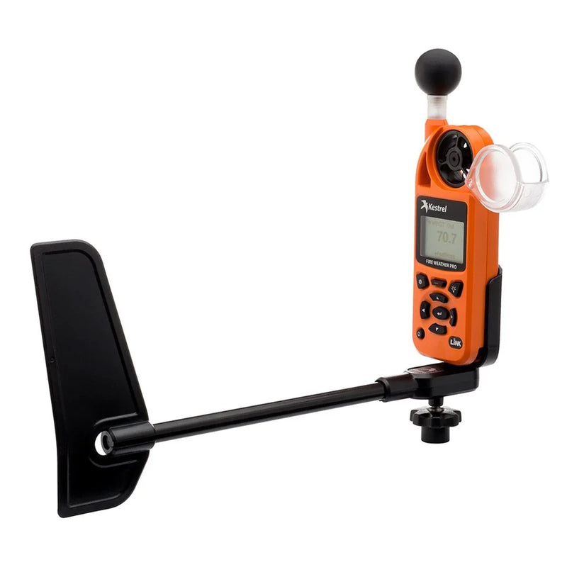 5400FW Fire Weather Meter Professional Edition, WBGT Meter, Wind Direction Meter with Compass Connector and Blade Bracket G0