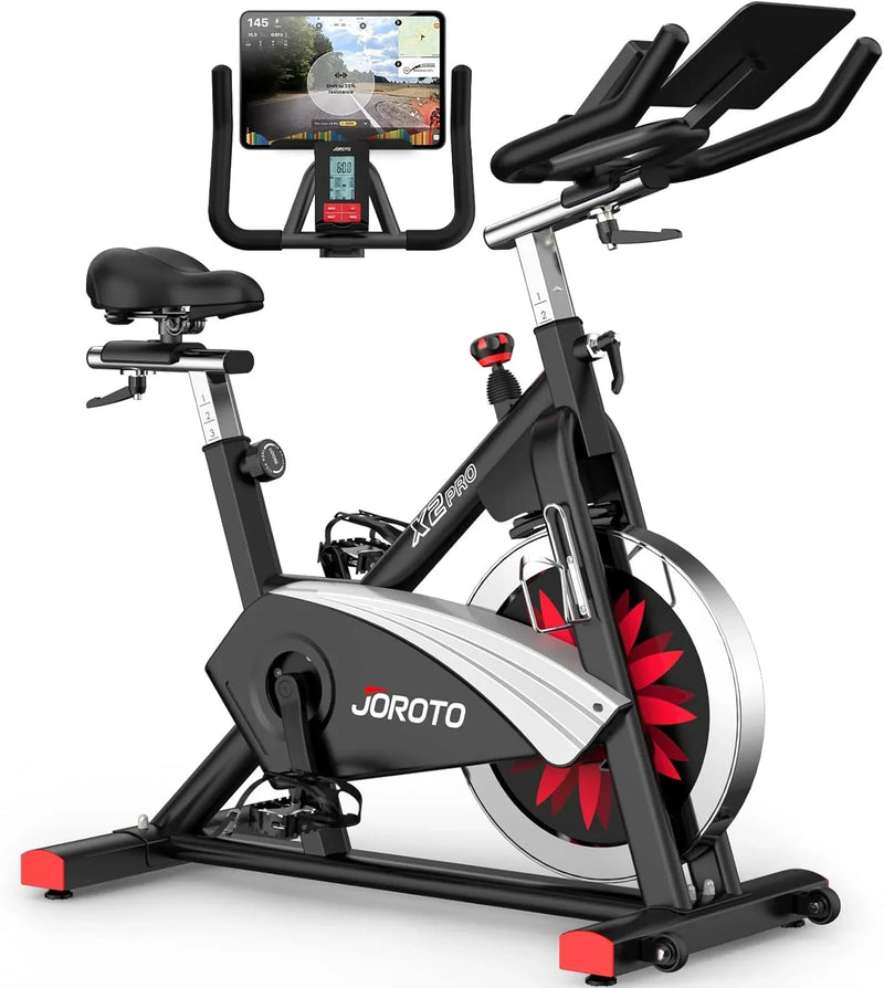 Exercise bike - An indoor cycling bike with readable magnetic resistance and belt drive function D1