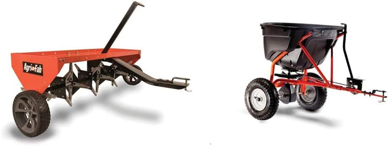 48" Tow Behind Lawn Plug Aerator with Universal Hitch; Designed to Pull Behind Lawn & Garden Tractors I3