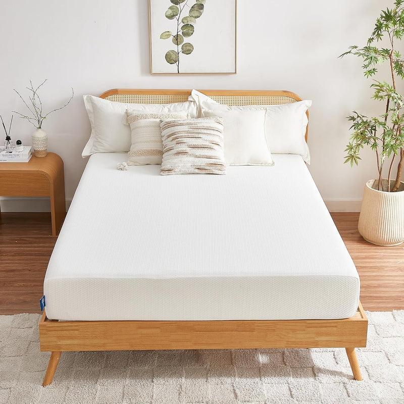 Full Mattress, 6 Inch Memory Foam Mattress in a Box, Fiberglass Free Full Size Mattresses for Pressure & Pain Relief, Soft and Comfortable V4