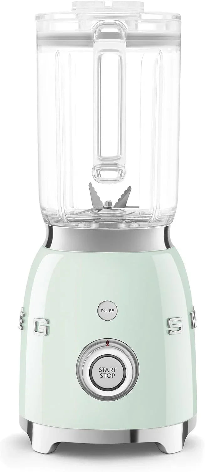 Backwash-style blender - 600-watt countertop blender, equipped with a 48-ounce BPA-free capacity container, featuring 3 speed modes and pulse function, ice crushing function and juice blending function - adopts the 50th anniversary design style - gen K7