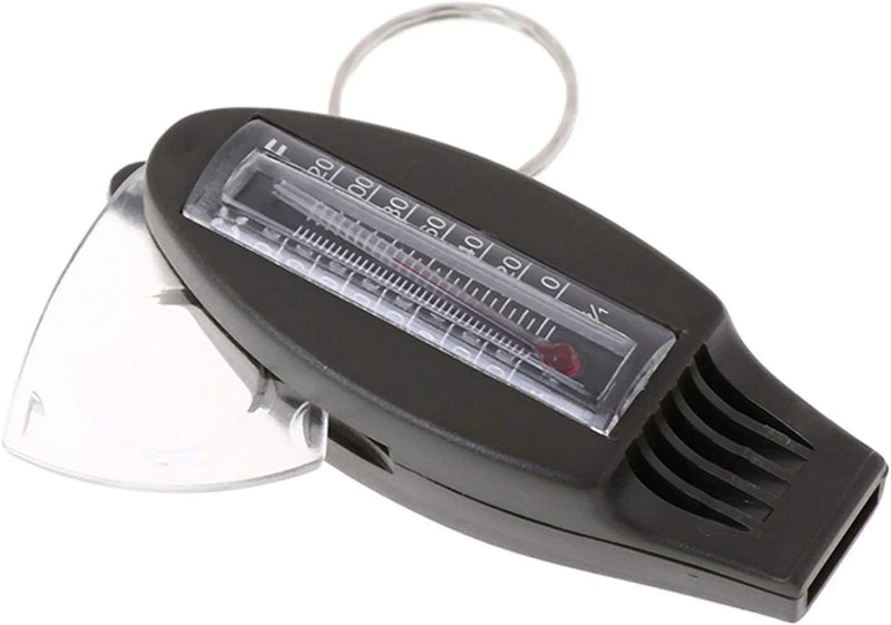 Multifunctional 4 In1 Compass Thermometer Whistle Magnifier for Traveling Camping Hiking Climbing Outdoor Sports G1