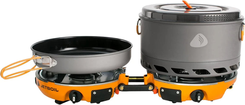 Backpack camping cooking equipment system and camping cooking set, orange color R6