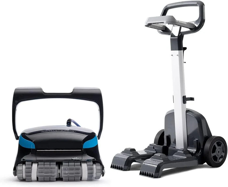 Nautilus CC Plus Wi-Fi Automatic Robotic Pool Vacuum Cleaner, Always Cleaning, Never Charging, with Wall Climbing Scrubber Brush, Ideal for In-Ground Pools up to 50 FT in Length T7