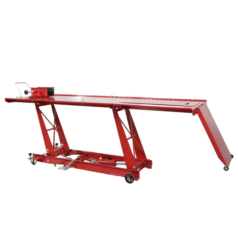 Garvee Hydraulic Motorcycle Lift - 1000lbs Capacity, Lift Hoist, Jack Stand, for Mechanics, Workshops, Homes H2