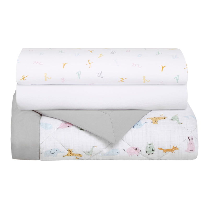 Aden + Anais Alphabet Animals Bedding Set, 3-pc D5