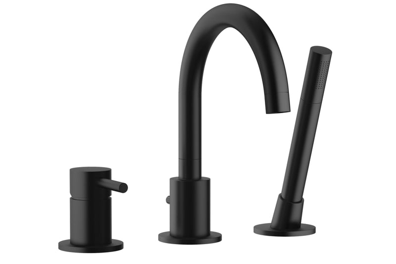 A&E Bath Piper Deck Mount Bathtub & Shower Faucet, Assorted Finishes J1