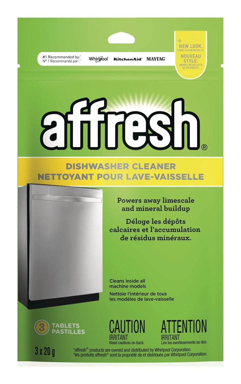 Affresh Dishwasher Cleaner Tabs, Fresh Scent, 20-g, 3-pk P7