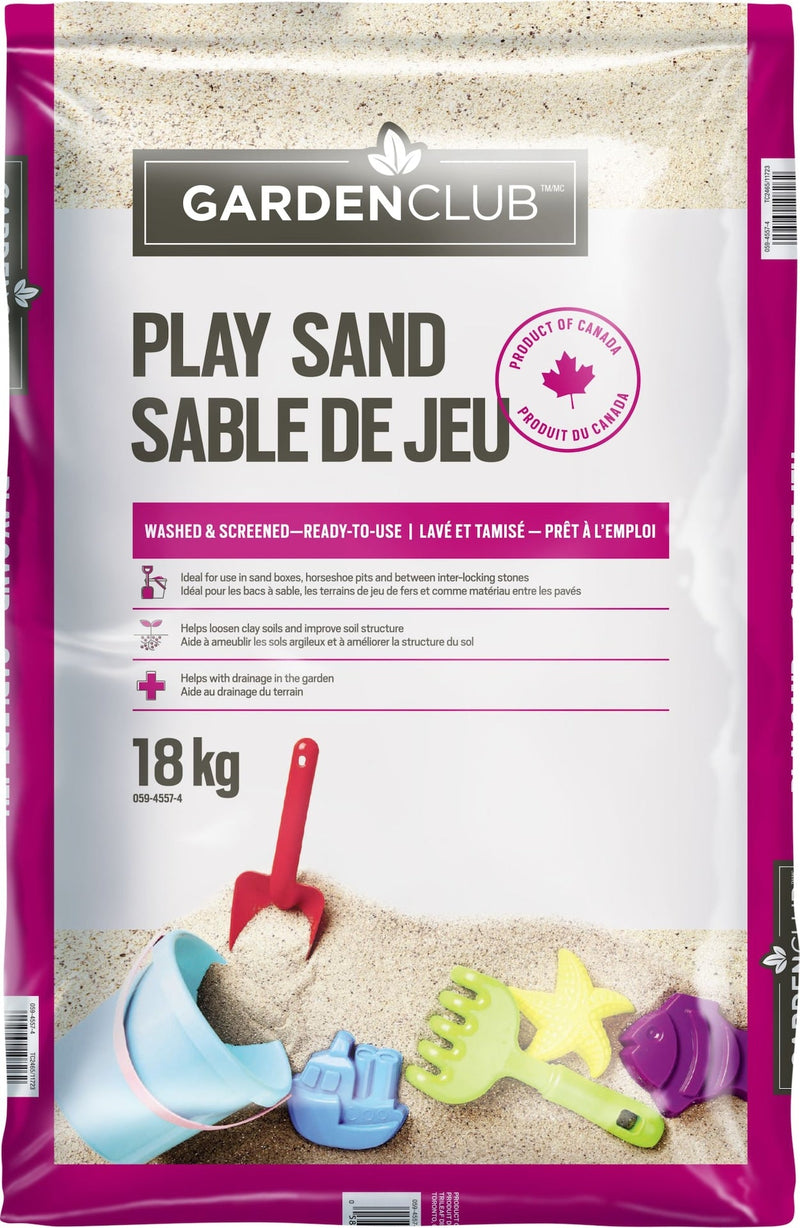 All Purpose Fine Granulated Washed Sandbox Play Sand, 18-kg Y4