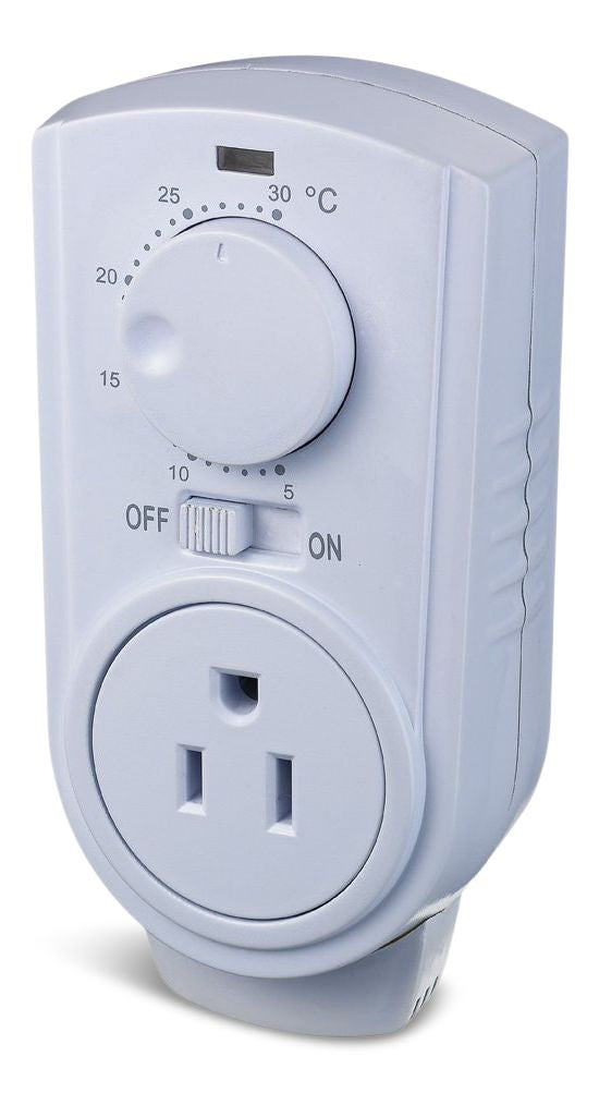 Amaze Heater Plug-in Thermostat for Portable Space Heater & AC, White G2