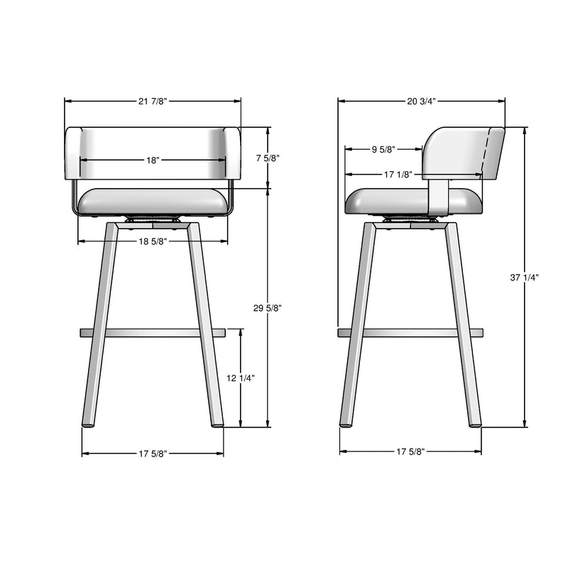 Amisco Stinson Bar Stool E7