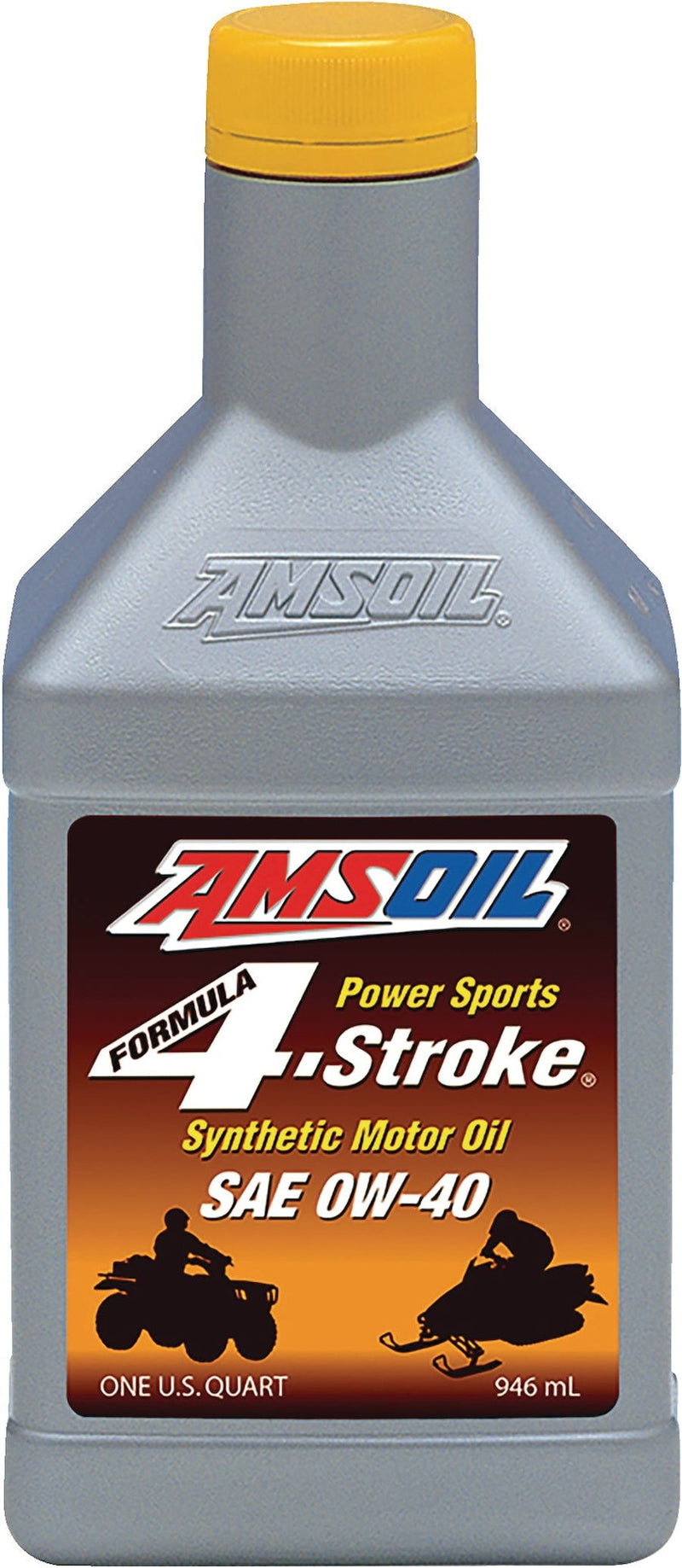 Amsoil 4-Stroke Formula Synthetic Powersport Oil 0W40, 946-mL S6