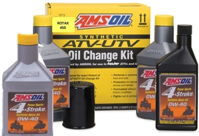 Amsoil Can-Am Rotax 450 ATV/UTV Oil Change Kit Y8
