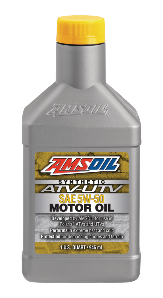 Amsoil Synthetic ATV/UTV Engine Oil 5W50, 946-mL U0