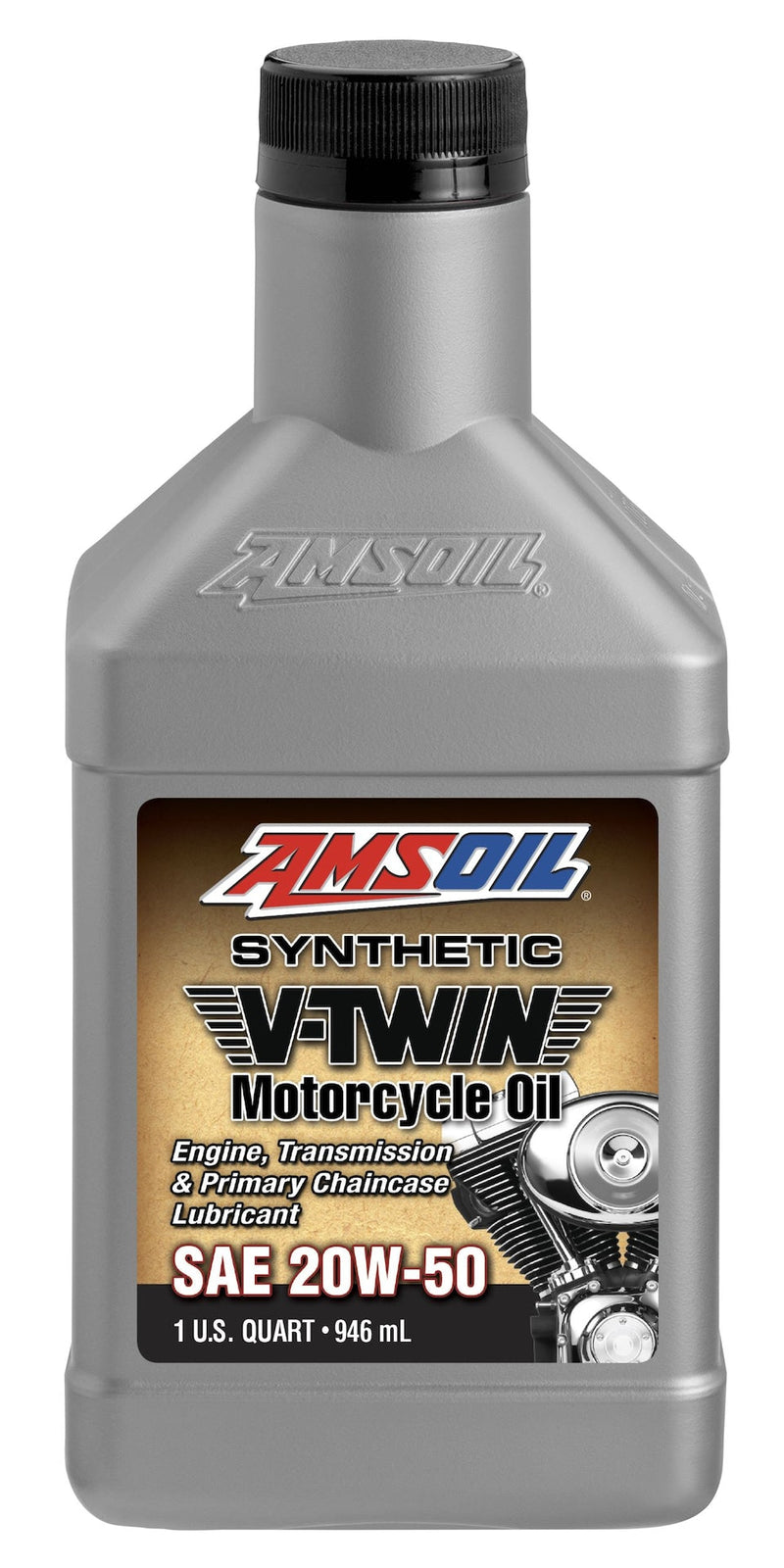Amsoil Synthetic Motorcycle Oil 20W50, 946-mL C5
