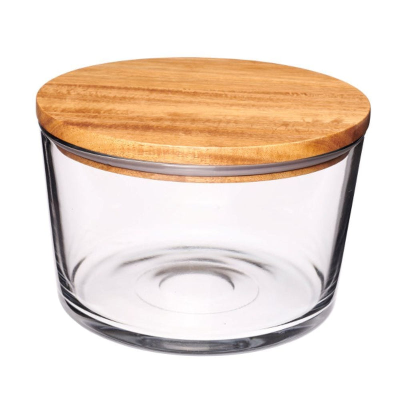 Anchor Hocking Large Bowl with Acacia Lid T5