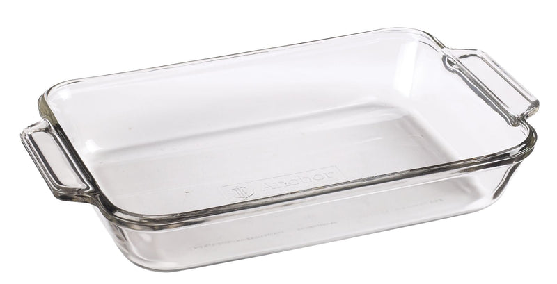 Anchor Hocking Oven Originals Glass Rectangular Utility Dish, 2-L O6