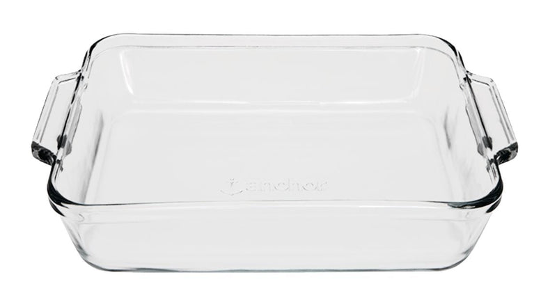 Anchor Hocking Oven Originals Glass Square Cake Dish, 8 x 8-in, 2-L D1