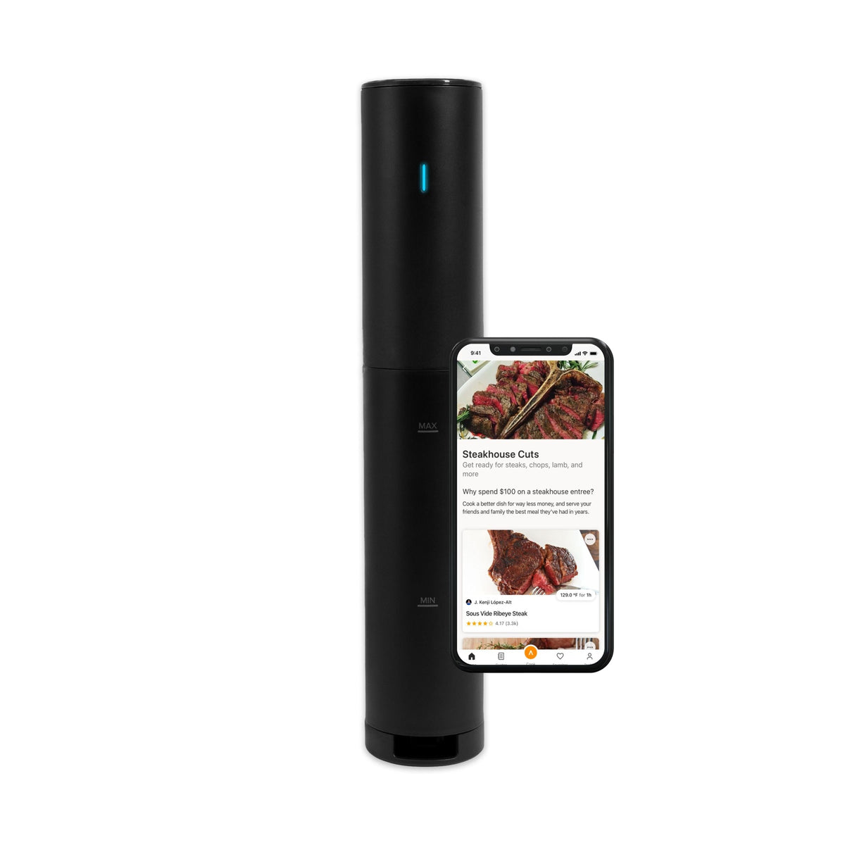 Anova Culinary Sous Vide Precision Cooker Mini, Black