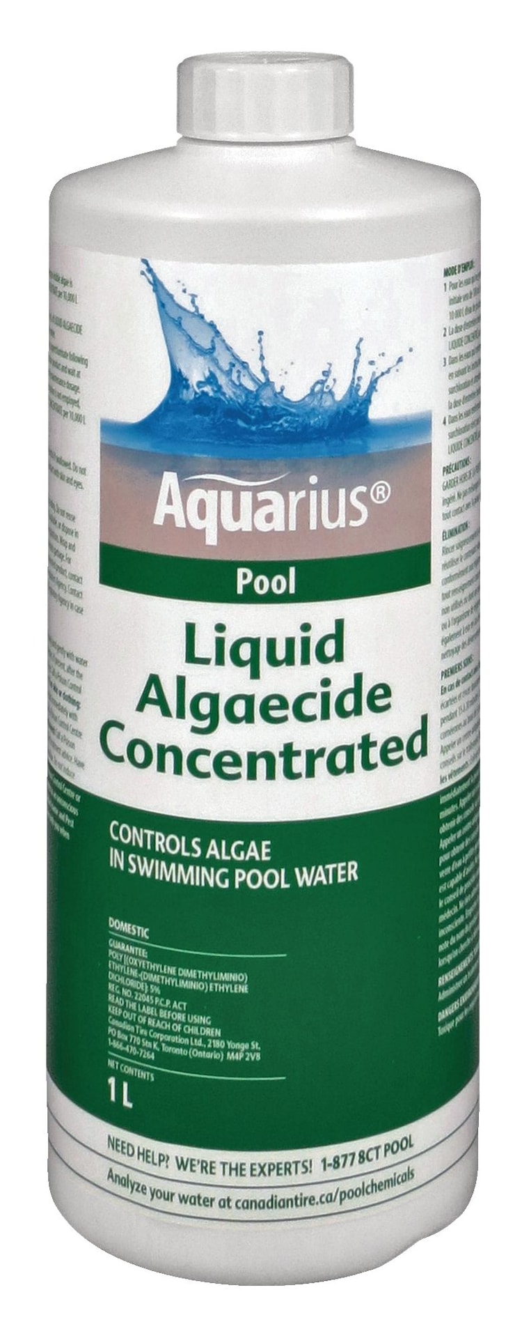 Aquarius 40% Liquid Algaecide Concentrated, 1-L V4