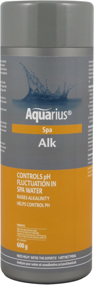 Aquarius Alk Spa Alkaline Booster, 600-g T6