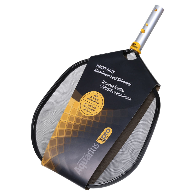 Aquarius Deluxe Aluminum Swimming Pool Leaf Skimmer with Aluminum Handle H7