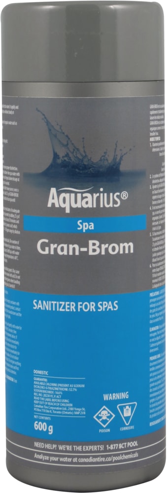Aquarius Gran-Brom, Sanitizer for Spa, 600-g A3
