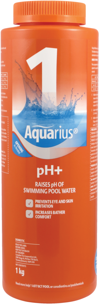 Aquarius pH + Step 1, Raises pH of Pool Water 1-kg F2