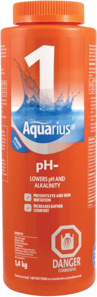 Aquarius pH Step 1 Water Treatment, 1.4-kg F5