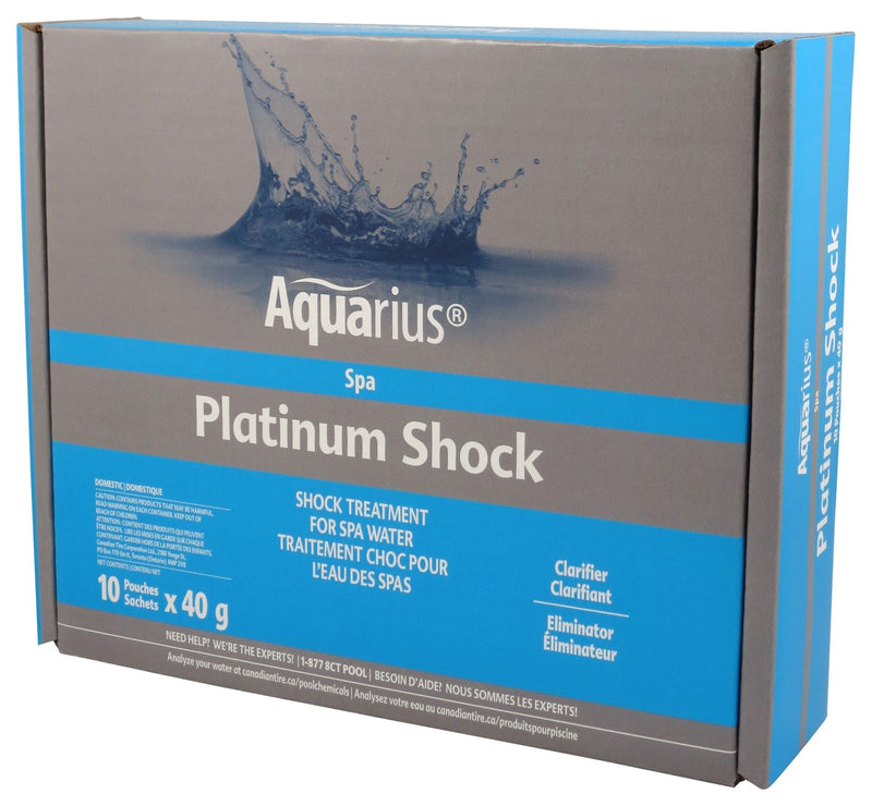 Aquarius Platinum Shock Spa Water Treatment X4