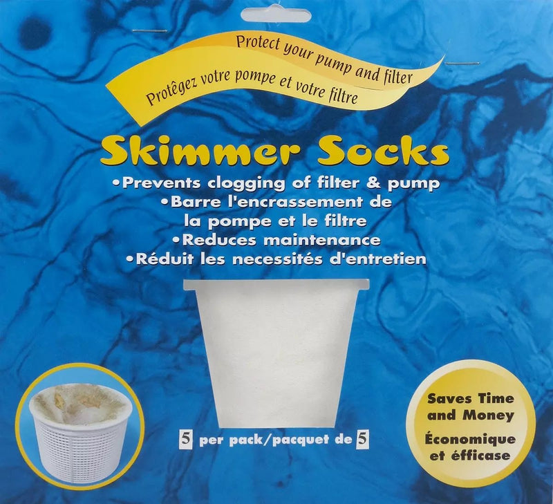 Aquarius Pool Skimmer Socks for Baskets & Skimmers, 5-pk Z2