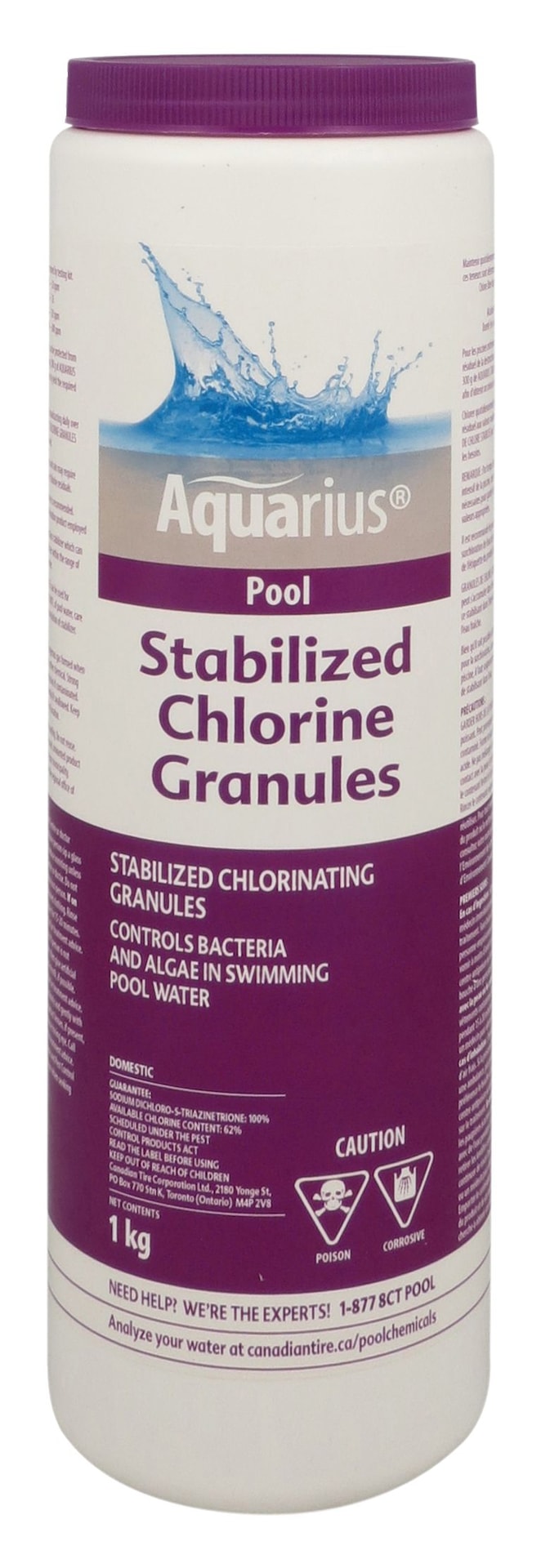 Aquarius Pool Stabilized Granular Chlorine, 1-kg E1