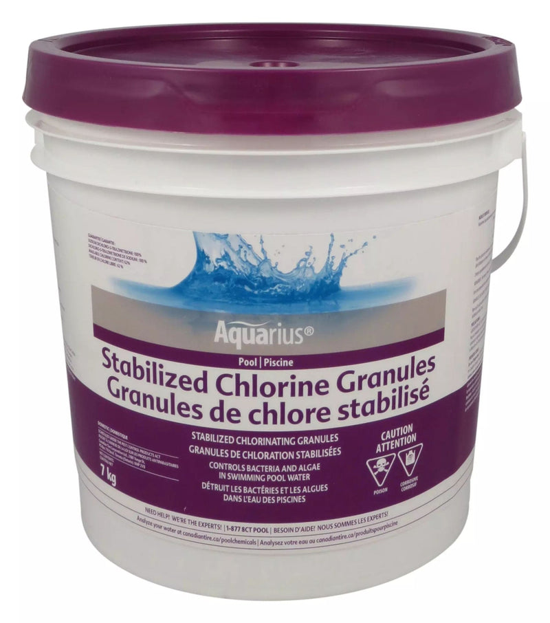 Aquarius Pool Stabilized Granular Chlorine, 7kg S4