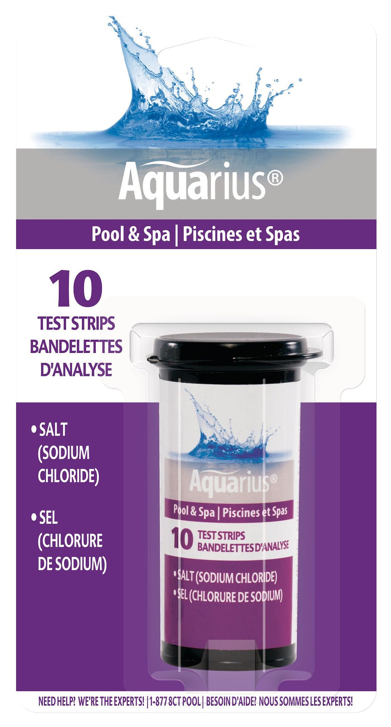 Aquarius Sodium Chloride Pool & Spa Salt Water Test Strips, 10-pk T4