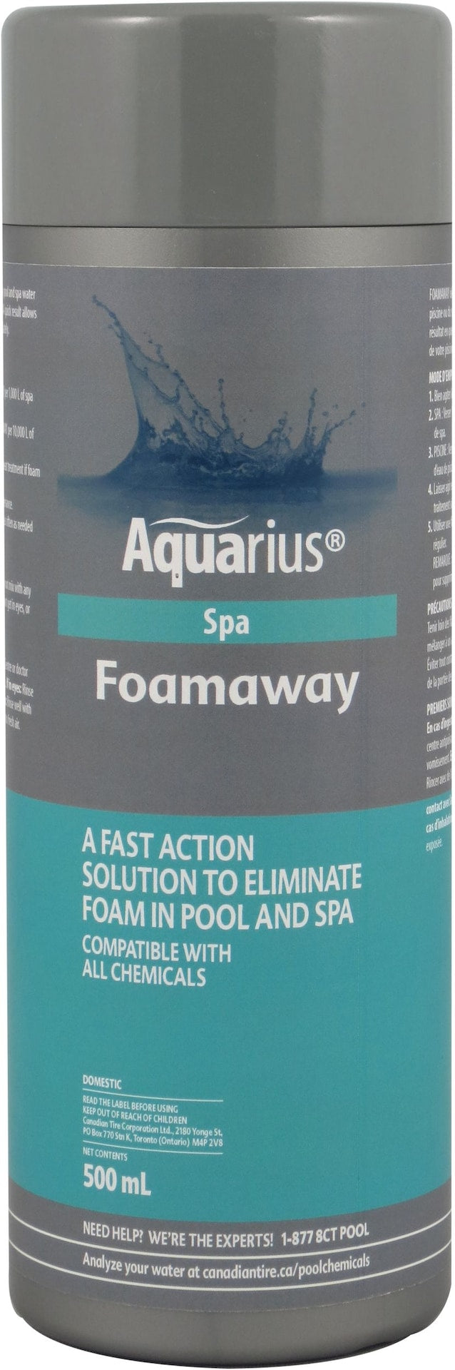 Aquarius Spa Foamaway, 500-mL C5